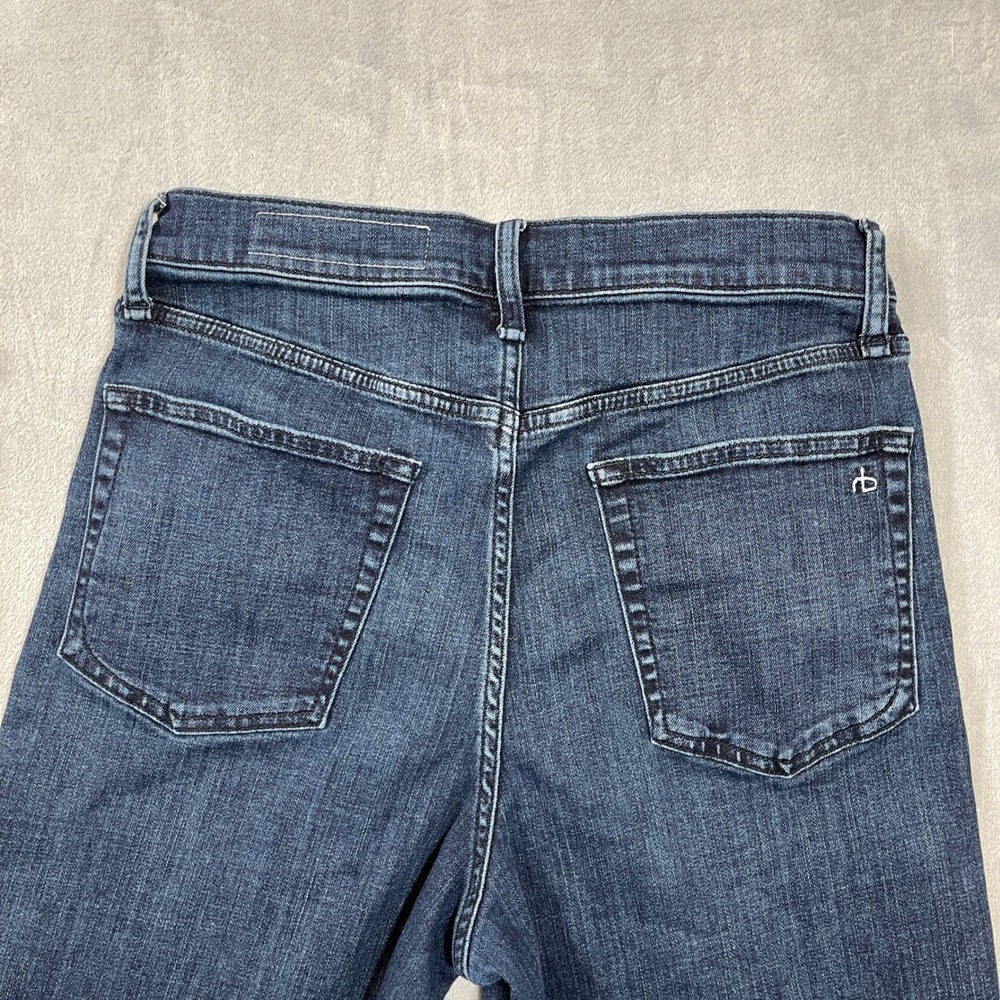 Rag & Bone Annie Wide Leg Jeans Dark Wash High Rise Denim Size 28 - Picture 6 of 7